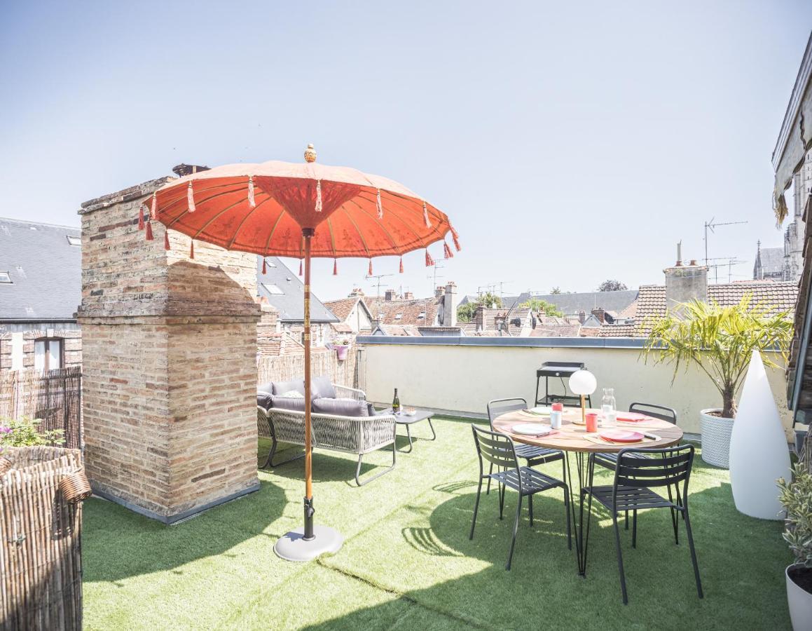 Le Rooftop - Vue Cathedrale - Climatisation トロワ エクステリア 写真